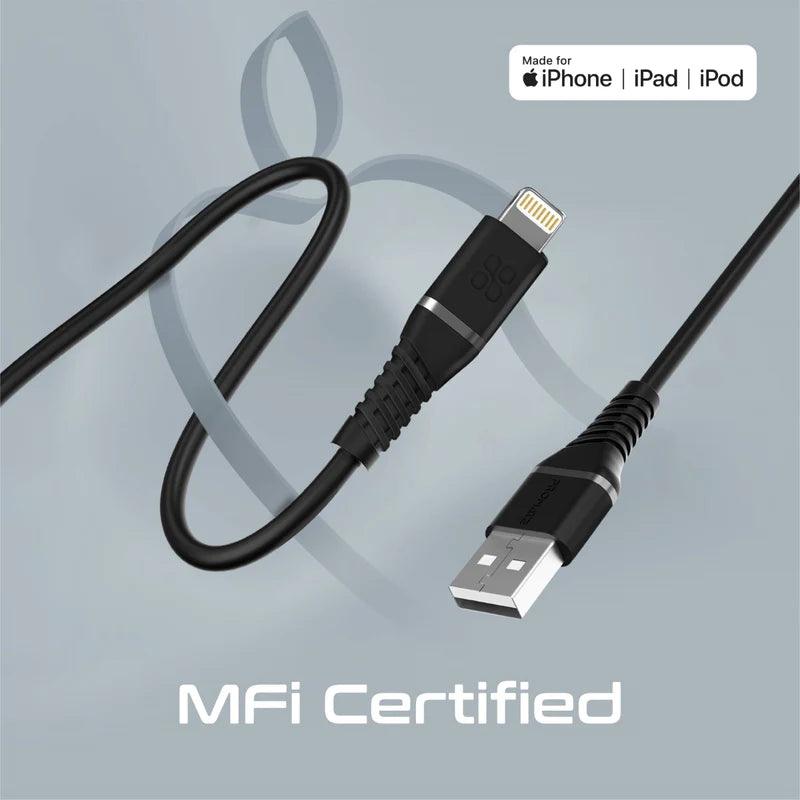 PROMATE High Durability Lightning Cable for Fast Charging