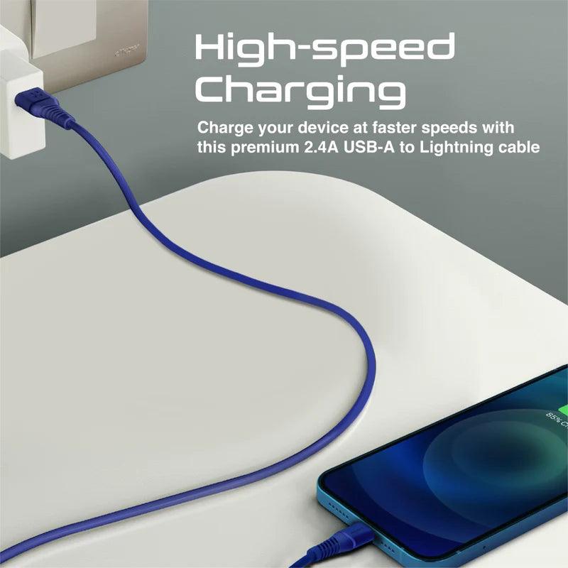 PROMATE High Durability Lightning Cable for Fast Charging