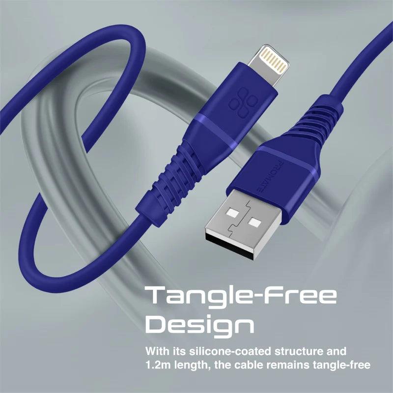 PROMATE High Durability Lightning Cable for Fast Charging