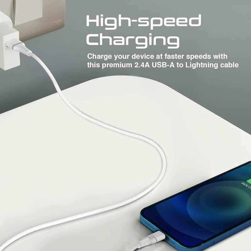 PROMATE High Durability Lightning Cable for Fast Charging