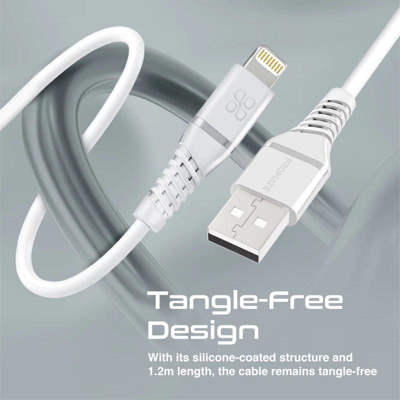 PROMATE High Durability Lightning Cable for Fast Charging