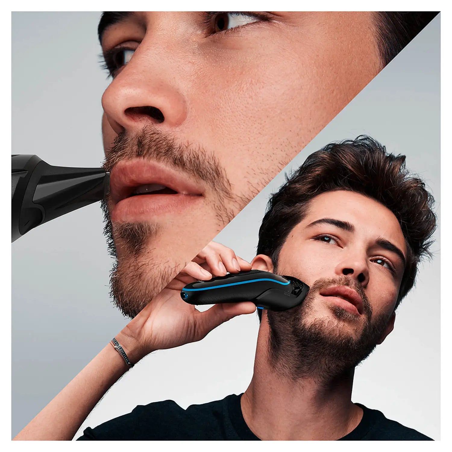 Braun Hair Clippers 7-in-1 Men's Grooming Kit with Gillette ProGlide Razor - black