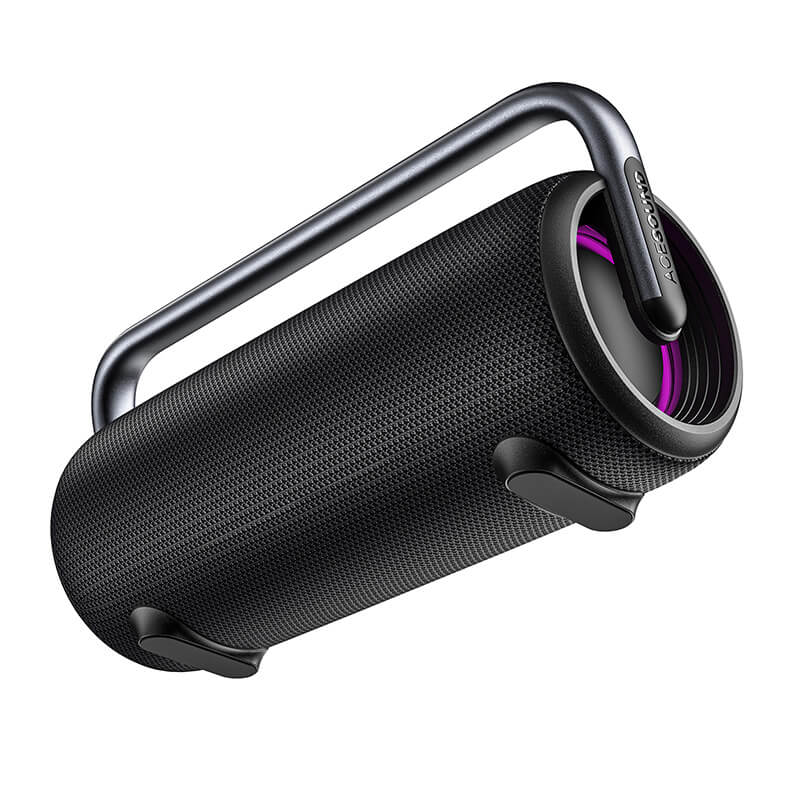 ACEFAST Portable Bluetooth Speaker – Powerful Sound with LED Light Ring