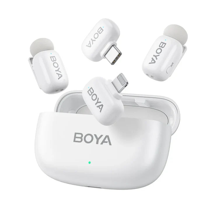 BOYA Mini 13 Dual Wireless Microphone | Type-C & Lightning