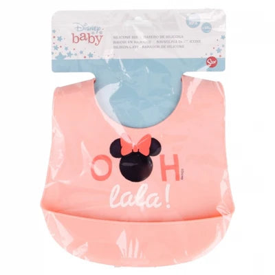 STOR Toddler Silicone Bib - Minnie Indigo Dreams