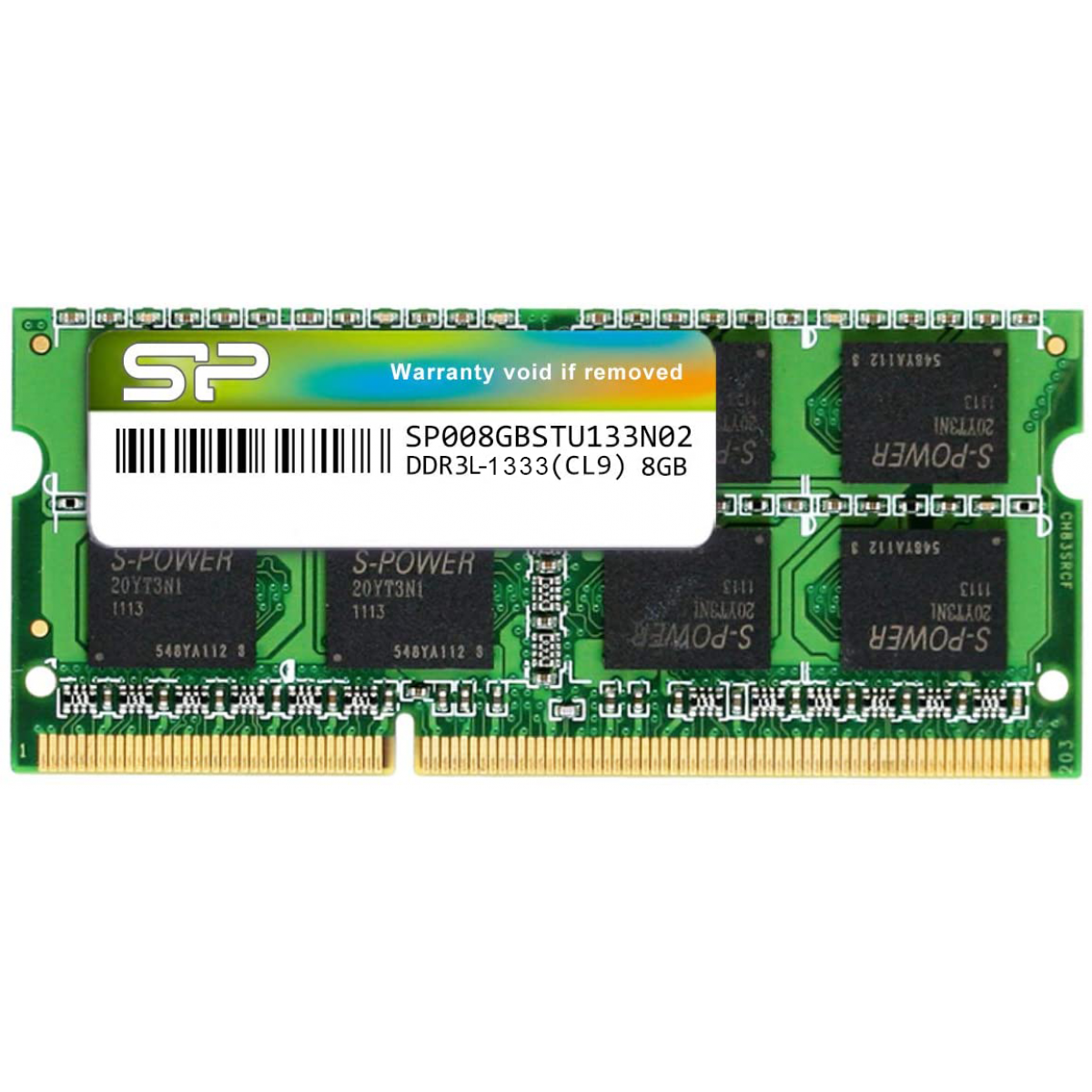 Silicon Power Ram 8GB PC  Low  Voltage 1333 MHZ