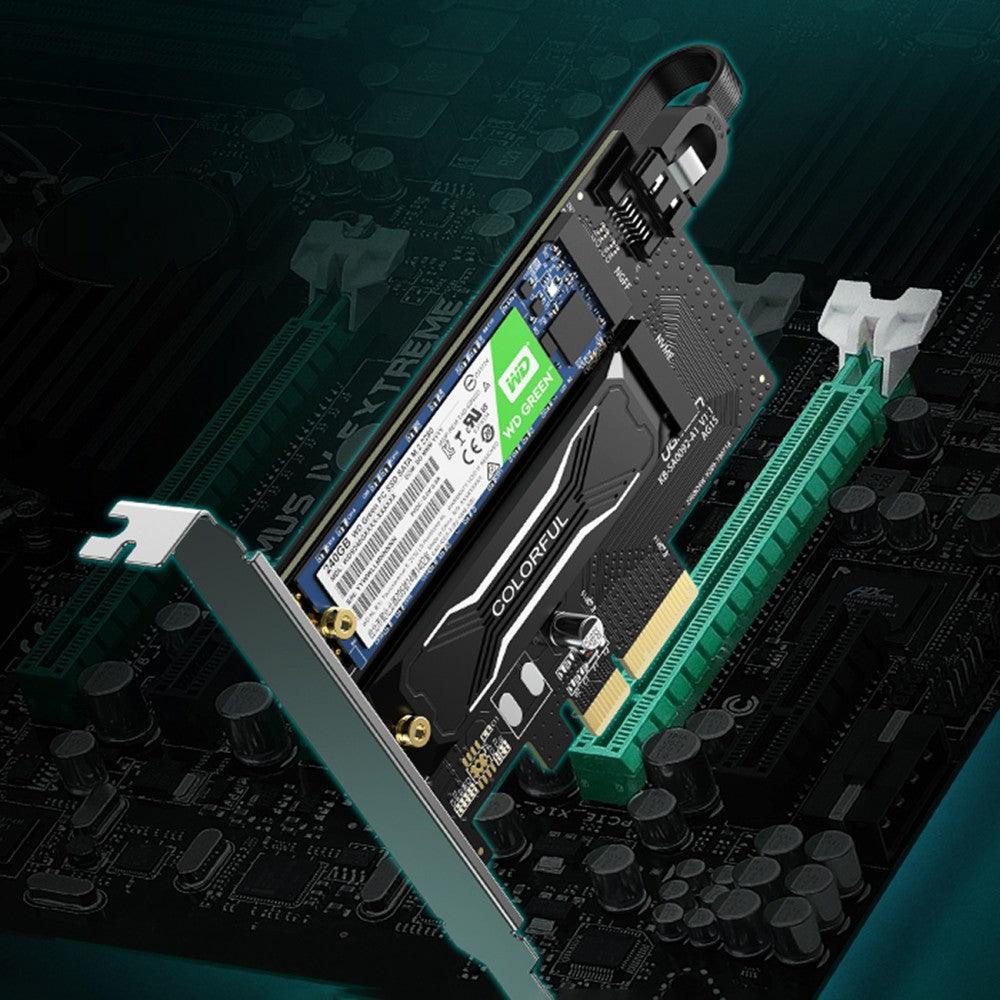 UGREEN M.2 M-Key+M.2 B-Key to PCI-E 3.0 × 4 Expansion Card 32Gbps