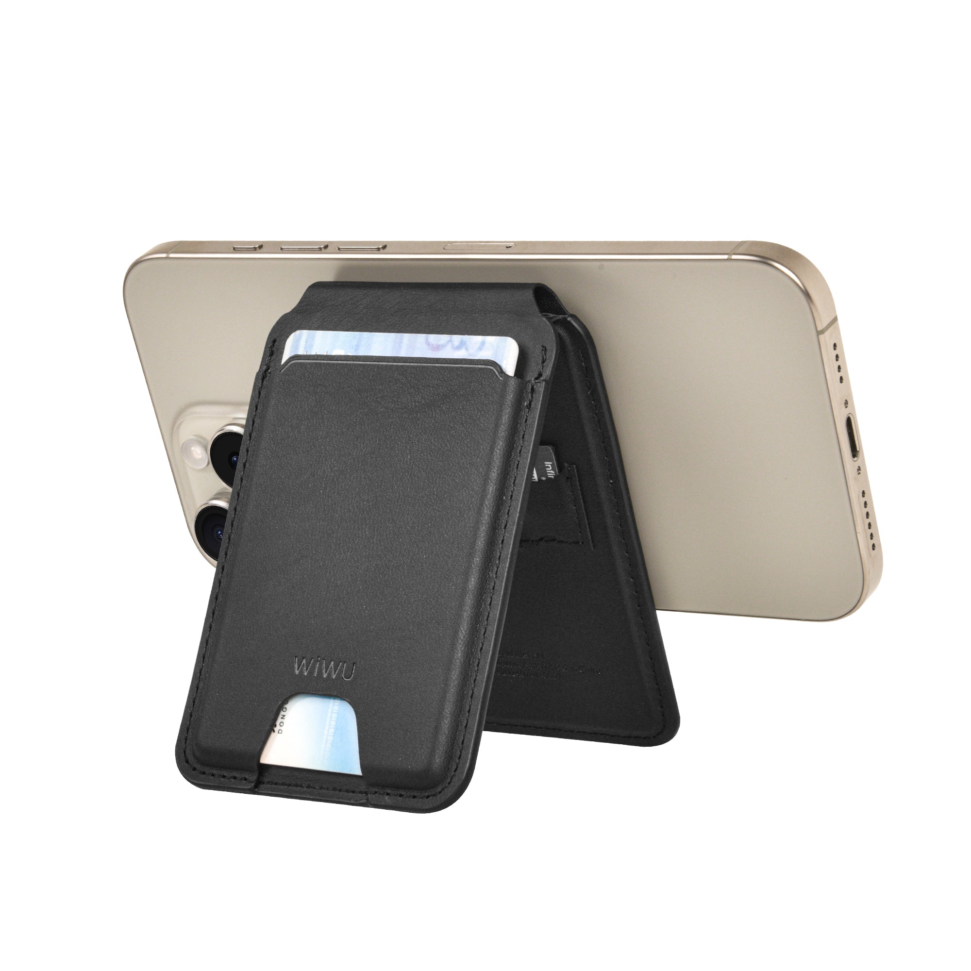 WIWU Mag Wallet FM MW 005 Slim & Magnetic - Black