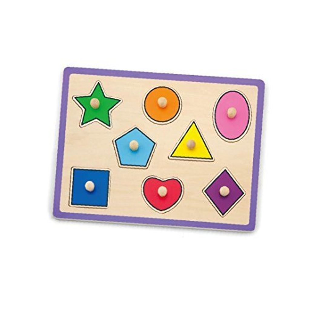 VIGA Wooden Shape Puzzle for Kids