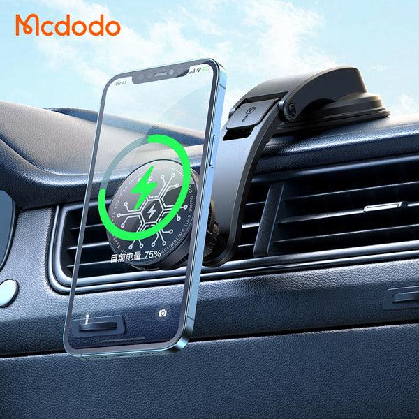 Mcdodo Wireless Car Charger with Semiconductor Cooling & MagSafe - Black