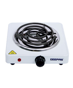 Geepas GHP7577 Single Hot Plate 1000W – White