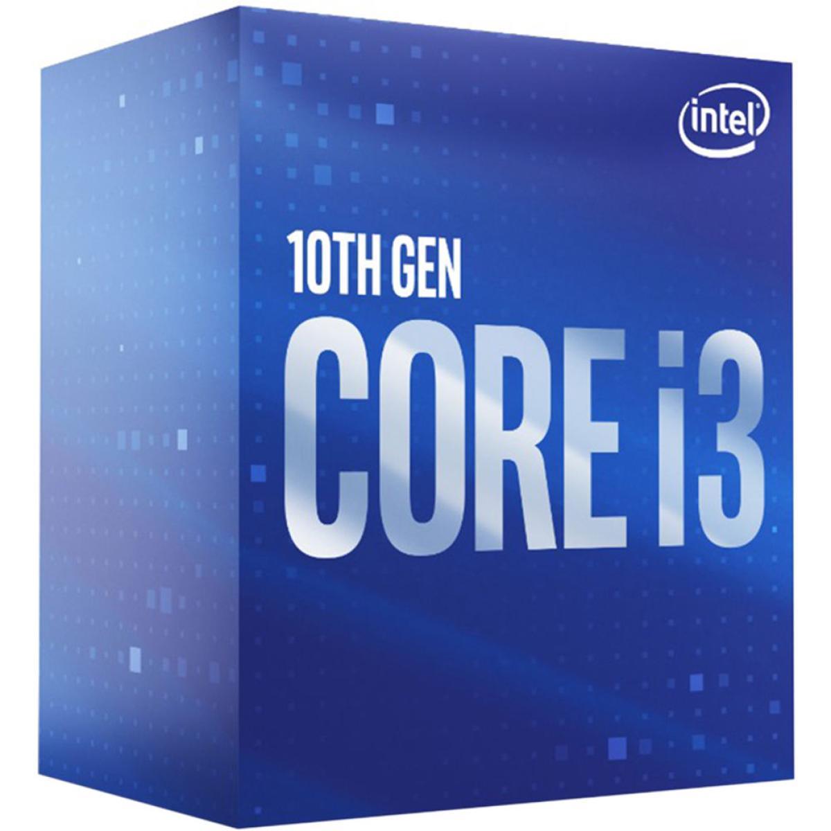 Intel® Core™ i3-10100F CPU, 4 Cores 8 Threads Up To 4.3 GHz Processor