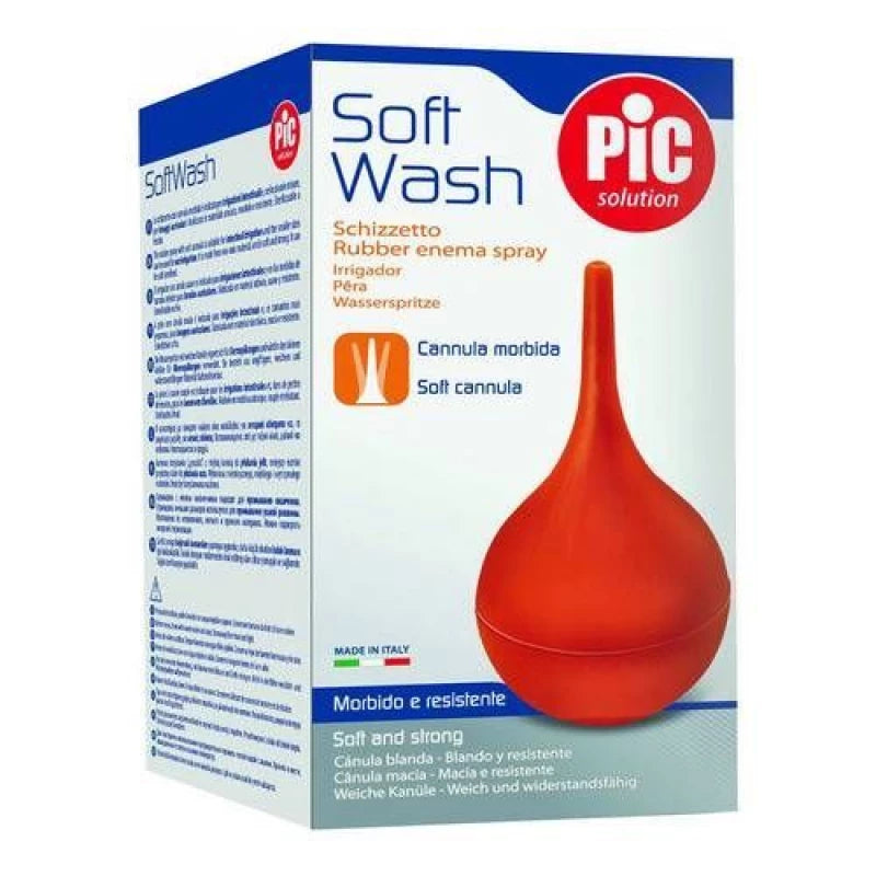 PiC Soft Wash – كانيولا مطاطية لغسيل الأمعاء 340 مل