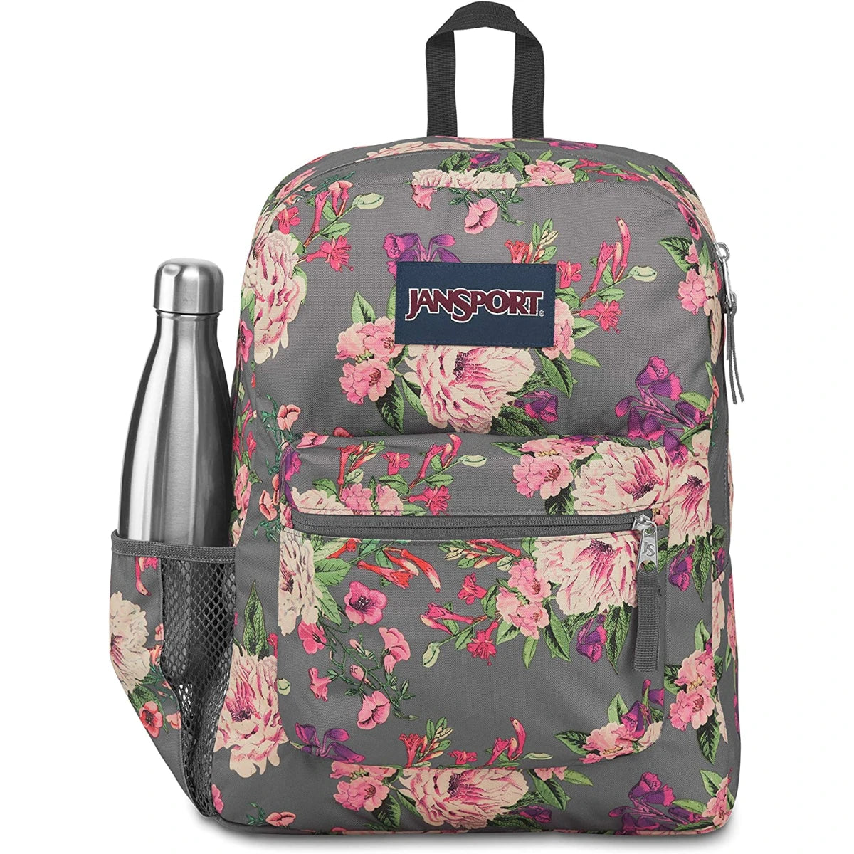 JanSport Cross Town Grey Bouquet