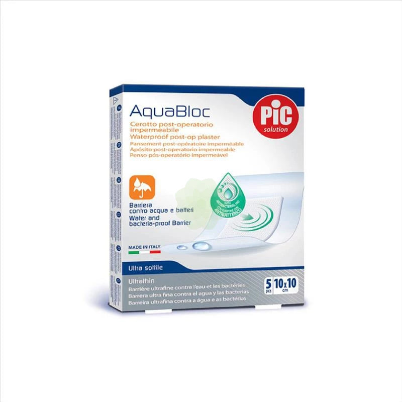 رقع متعددة الاستخدام Pic AquaBloc وسط 10x10 سم – عبوة 5 قطع