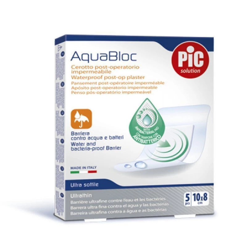 رقع مائية بعد العمليات Pic AquaBloc 10x8 سم – عبوة 5 قطع