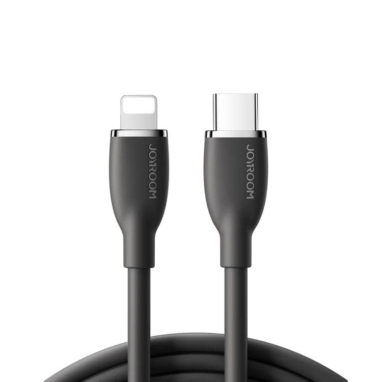 Joyroom Silicone 30W Cable - Type-C to Lightning- black