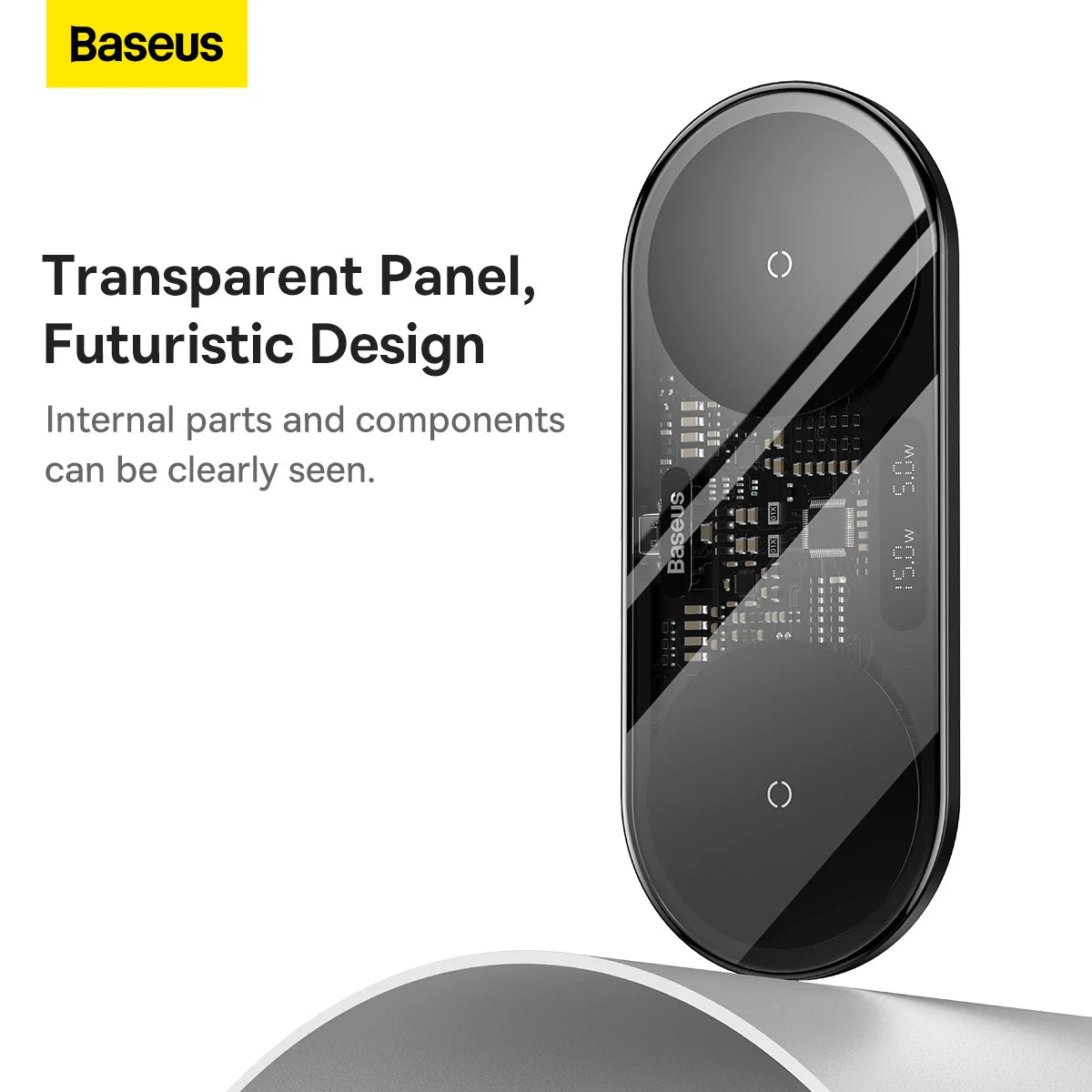 Baseus 2 in 1 Wireless Charger - 20W with LED Display