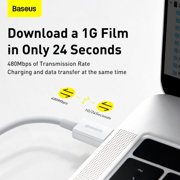 Baseus Superior 2M Fast Charging Data Cable Type-C to Lightning PD