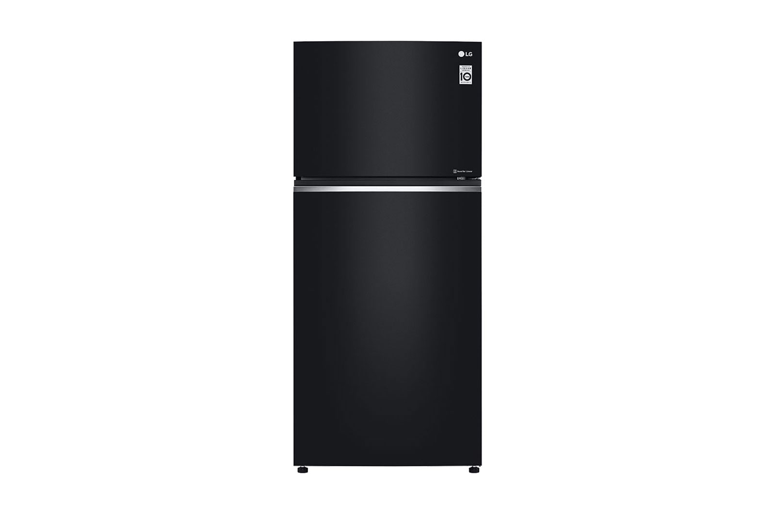 LG Top Freezer Refrigerator 547L Black Glass (GNB-762HGI)