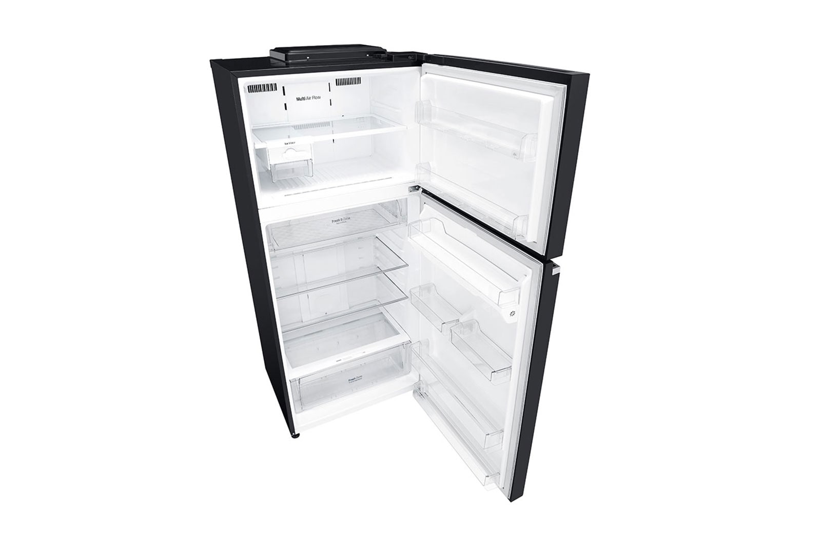 LG Top Freezer Refrigerator 547L Black Glass (GNB-762HGI)