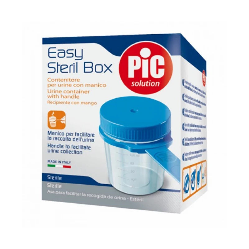 Pic Easy Steril Box – وعاء جمع البول 100 مل بمقبض