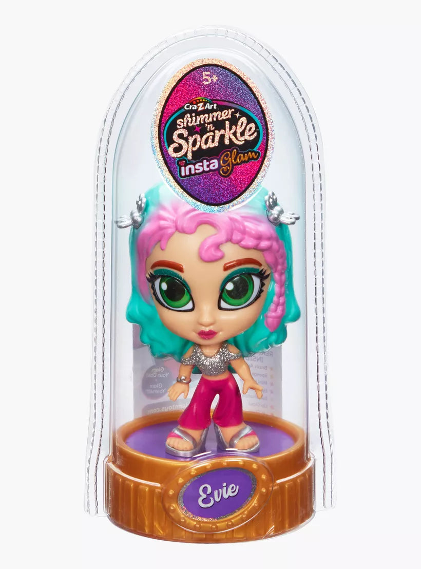 Shimmer & Sparkle InstaGlam Makeup Dolls Playset - Creative Makeup Fun for Girls