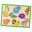 VIGA Flat Puzzle Wild Animals Design for Kids