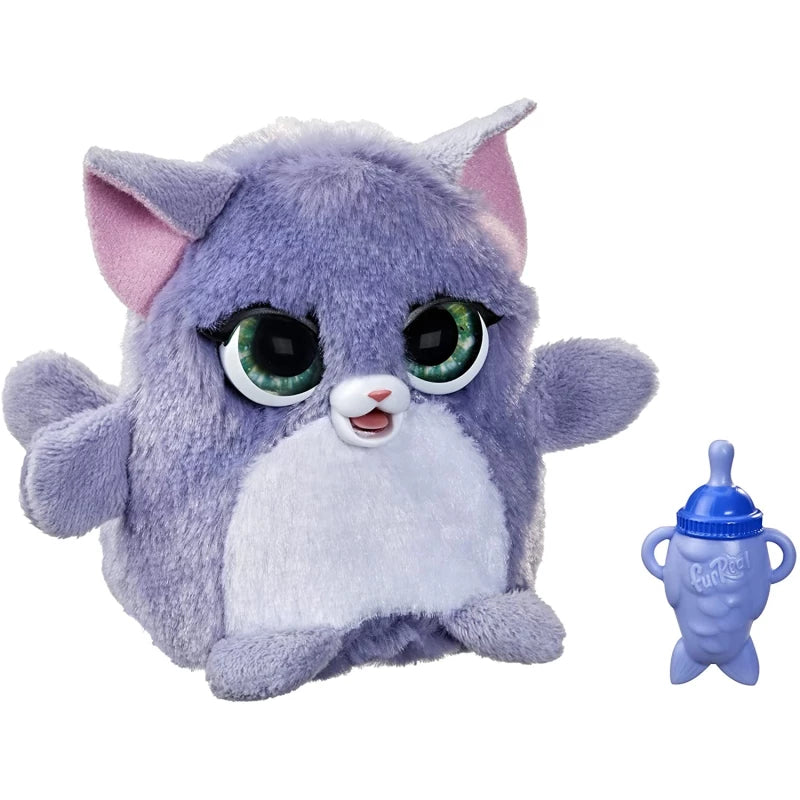 Hasbro Furreal Fuzzalots Color-change Interactive Feeding Toy- Kitty