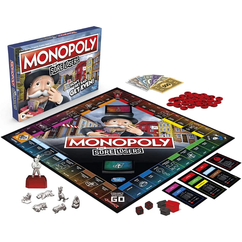 Hasbro Monopoly For Sore Losers Board Game