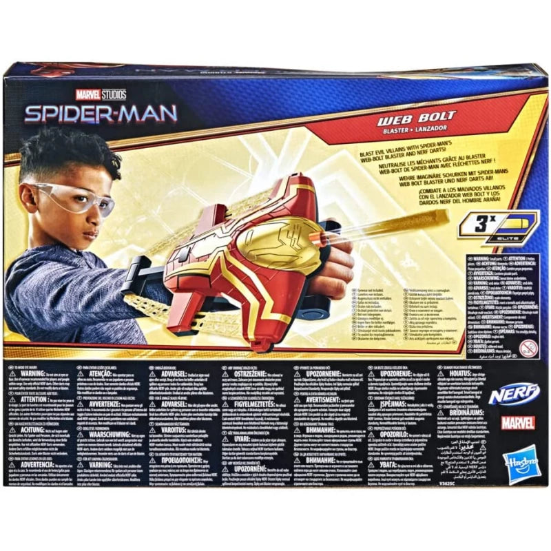 Hasbro Spider-Man Web Bolt Nerf Blaster Toy