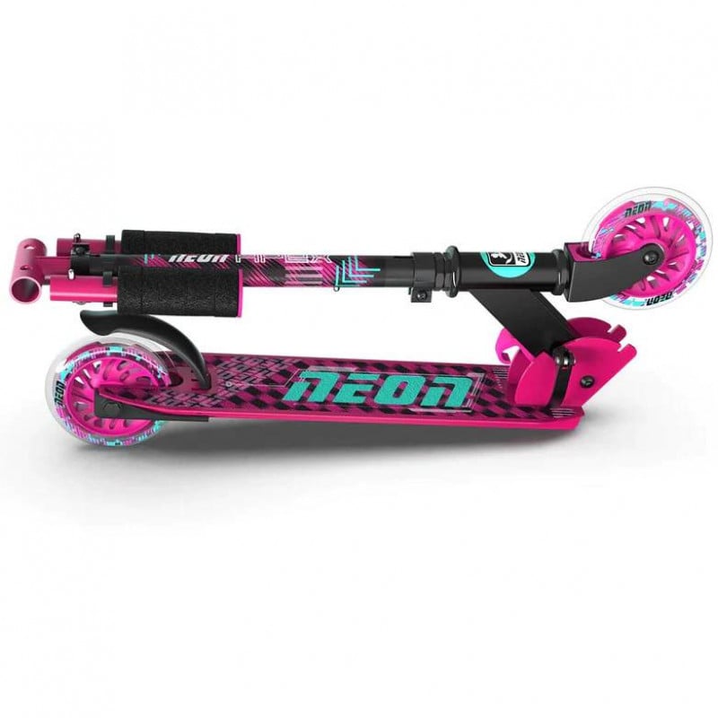 Yvolution Neon Apex - 2 LED-Wheel Scooter in Neon Pink