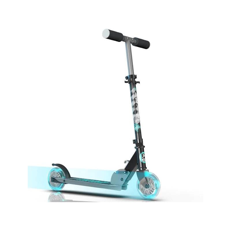 Yvolution Neon Apex - 2-Wheel Scooter in Light Blue and Grey