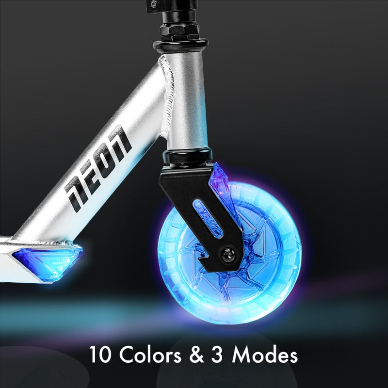 Yvolution Neon Ghost - 2-Wheel Scooter in Grey