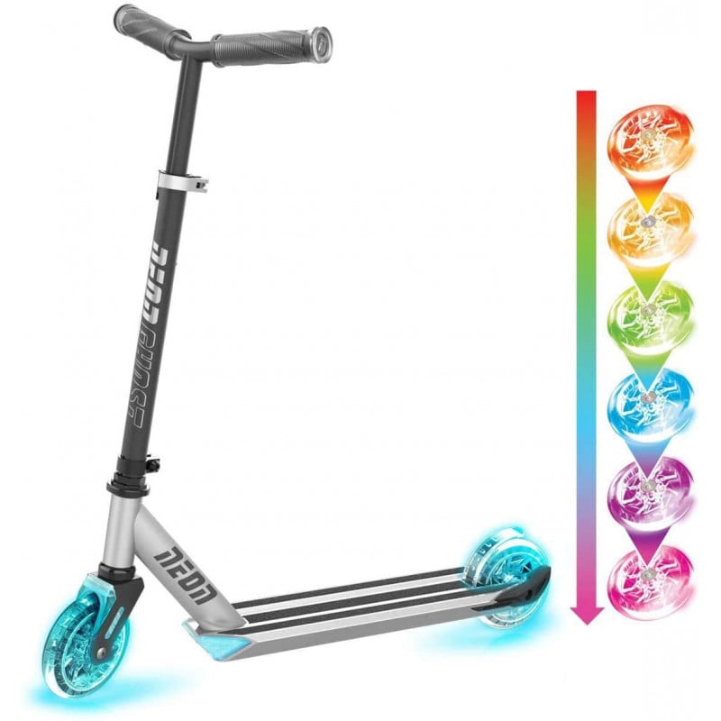 Yvolution Neon Ghost - 2-Wheel Scooter in Grey