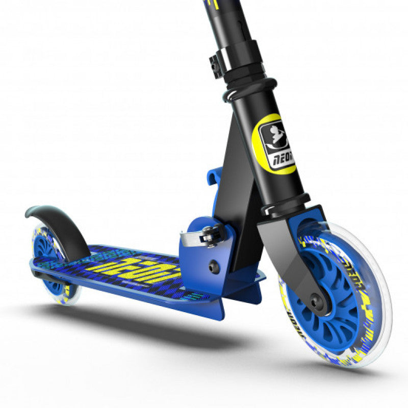 Yvolution Neon Apex - 2-Wheel Scooter in Neon Blue