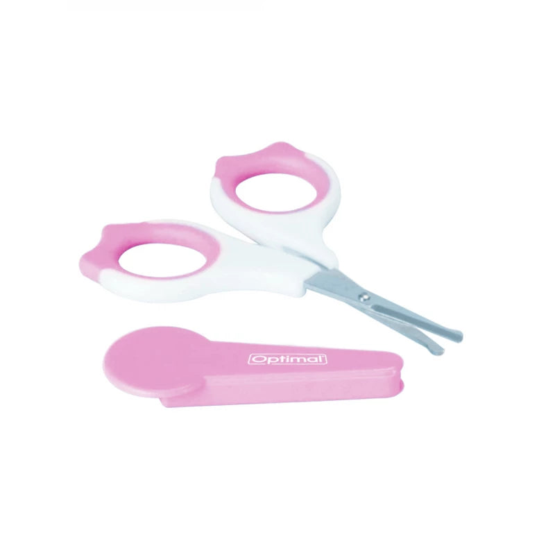 Optimal Baby Safe Scissors – Pink | Gentle & Secure
