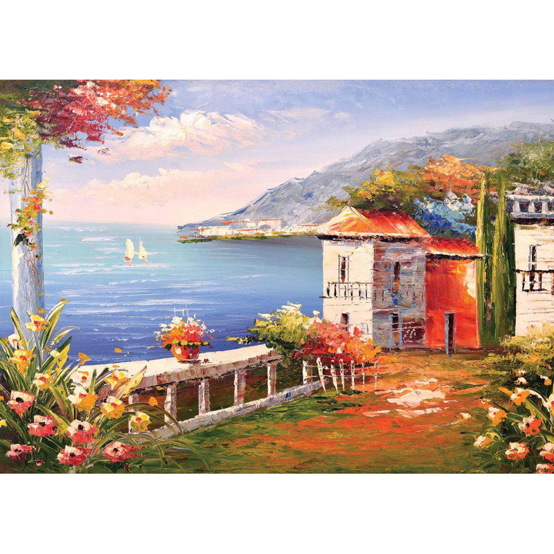 Ks Games Puzzle Garden & Sea Jin Park Design 500 Pieces