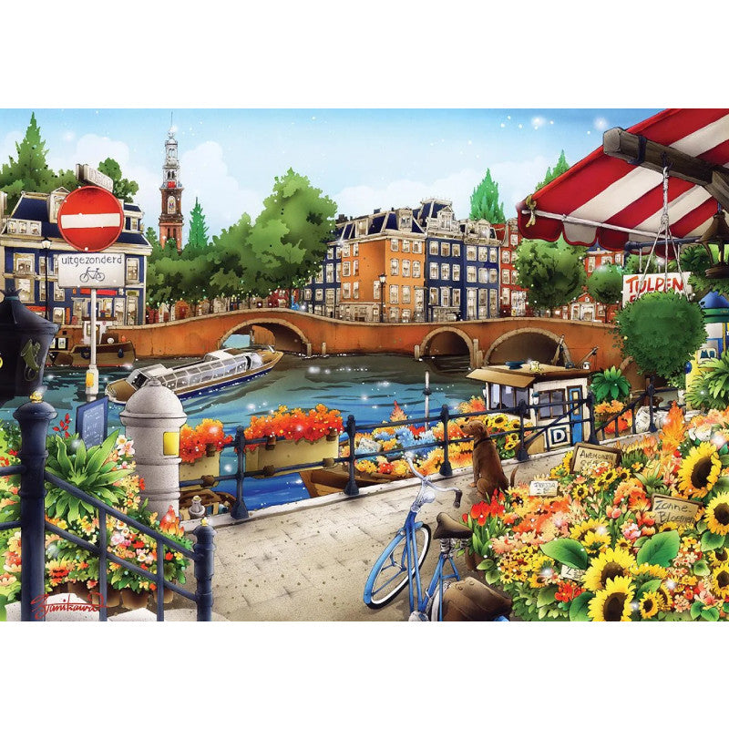 Ks Games Puzzle Amsterdam Design 500 Pieces