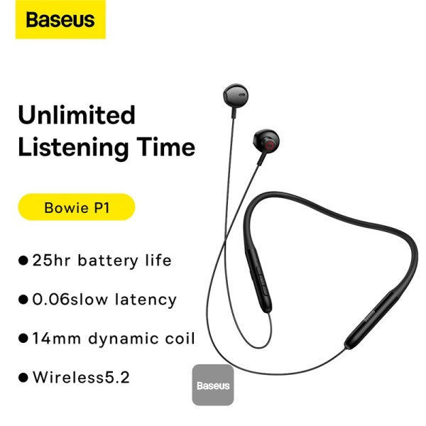 Baseus Bowie P1 Neckband Wireless Earphones