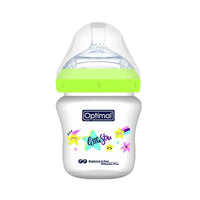 Optimal Plastic Baby Bottle – Multi-Color, 1 Piece