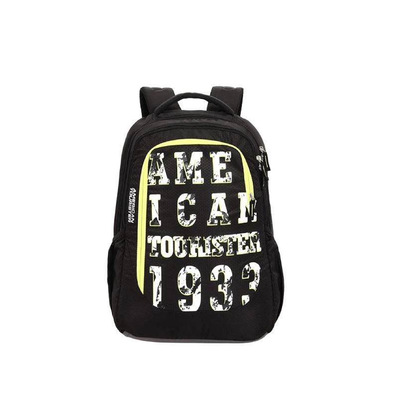 American Tourister Coco Polyester Backpack, Black Color