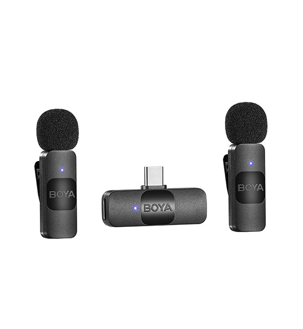 BOYA Ultracompact 2.4GHz Type-C Wireless Microphone System - Black