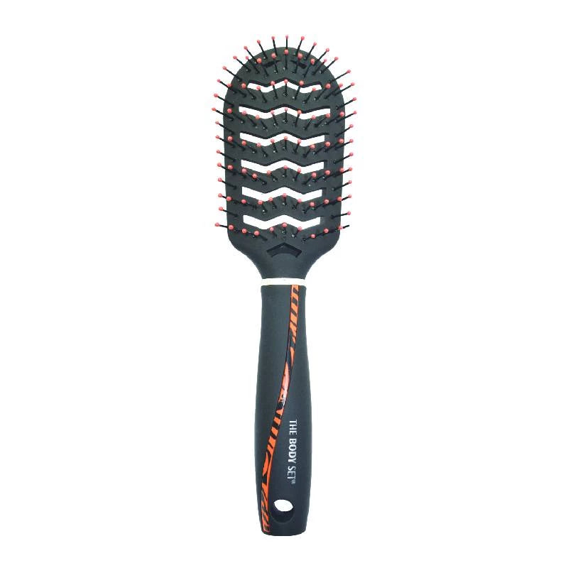 Optimal Hair Brush With Rubber Coating – Gentle & Durable