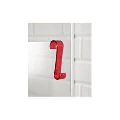 Primanova Curved Towel Hook – Bold Red Wall Accent