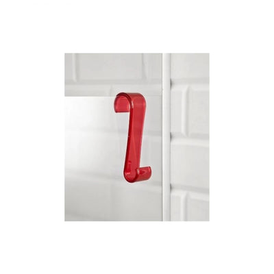 Primanova Curved Towel Hook – Bold Red Wall Accent
