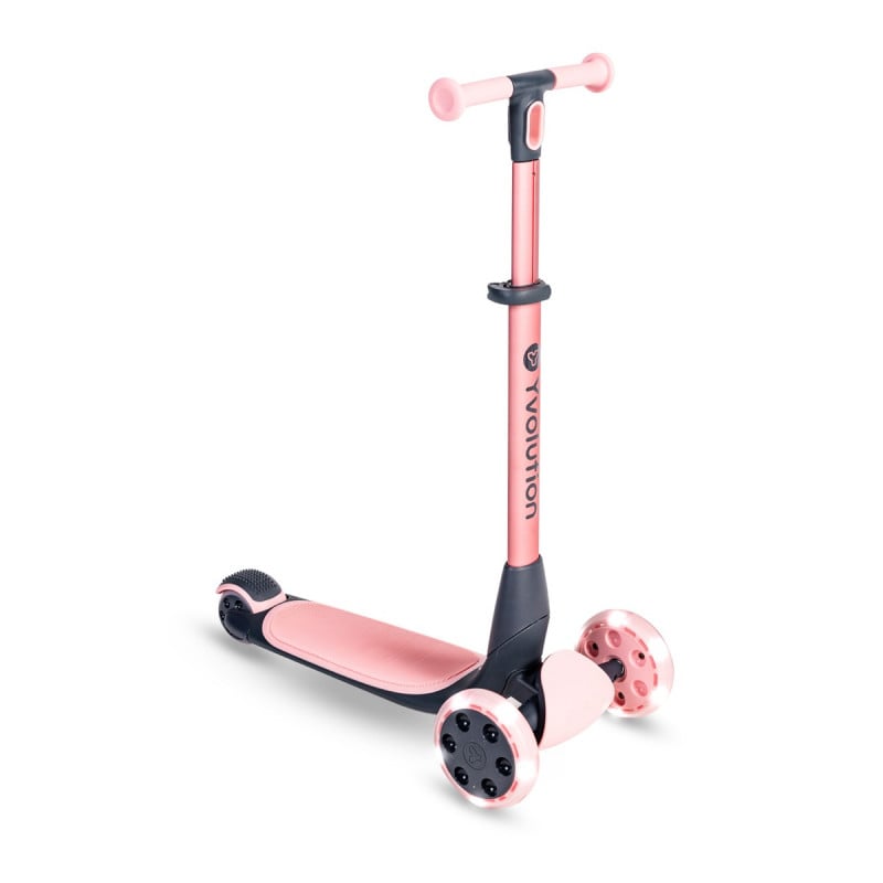 Yvolution Y Glider Nua - Light-Up Scooter for Kids