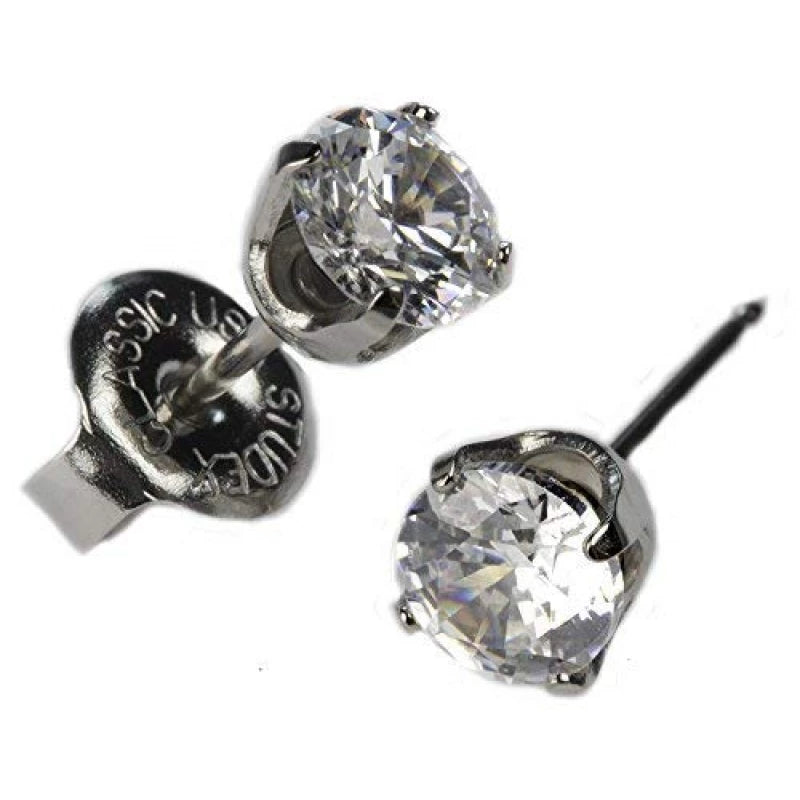 أقراط ستادكس ماكسي تيفاني أبريل كريستال – أنيقة وآمنة