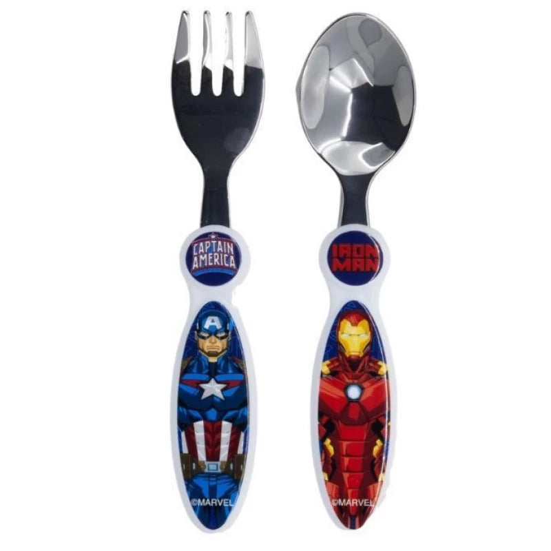 Stor Elliptical Metallic Cutlery Set Avengers Invincible Force