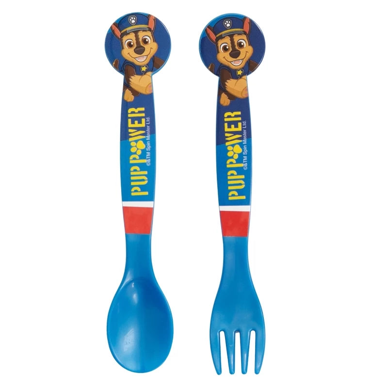 Stor 2 Pcs PP Cutlery Set Paw Patrol Pup Power for Kids